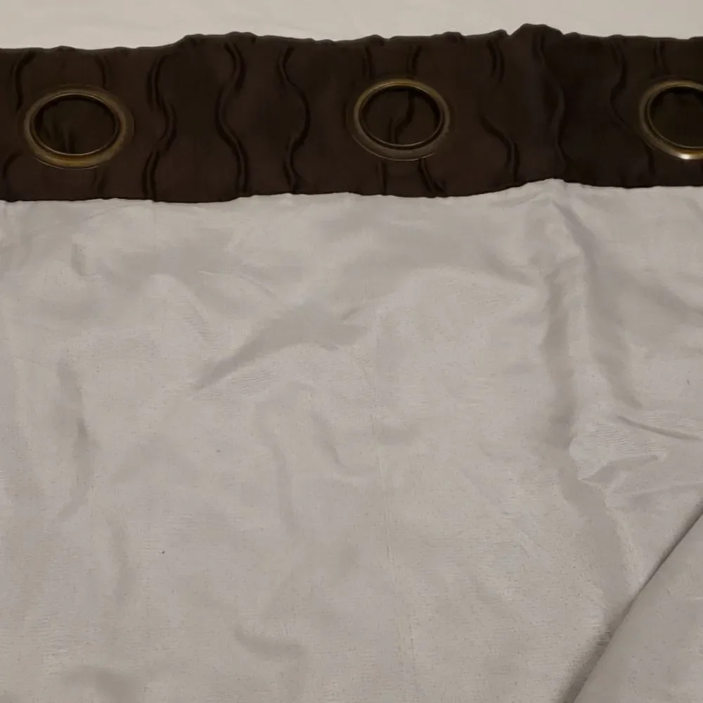 2 panels Chocolate brown Blackout curtains